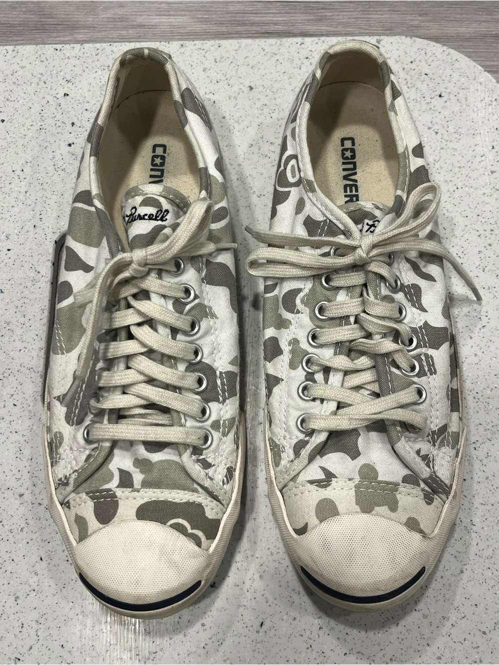 Converse Jack Purcell Camo unisex casual sneakers men’s 8.5 women’ 10.5